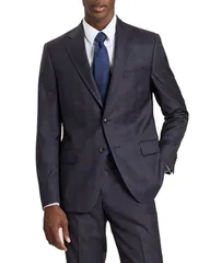 テッドベーカー レディース アウター ジャケット・ブルゾン ジャケット Ted Baker Wright Plaid Modern Fit Suit Jacket NavyWine ネイビーのサムネイル