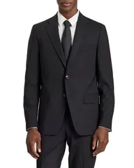 テッドベーカー レディース アウター ジャケット・ブルゾン ジャケット Ted Baker Wright Bengaline Modern Fit Suit Jacket Black ブラックのサムネイル