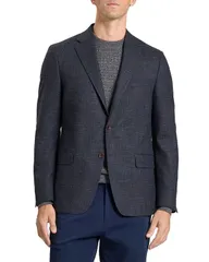 テッドベーカー レディース アウター ジャケット・ブルゾン ジャケット Ted Baker Wellington Weave Modern Fit Suit Jacket NavyBrown ネイビーのサムネイル