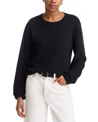 マザー レディース トップス Tシャツ MOTHER The Long Sleeve Rowdy Tee Black ブラックのサムネイル