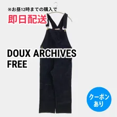 DOUX ARCHIVES ドゥアルシーヴ サロペット/オーバーオール FREE ブラック フルレングス デニム コットン レディースのサムネイル