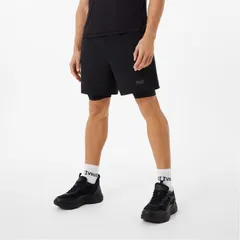 エバーラスト メンズ ボトムス ハーフパンツ・ショーツ Everlast 2 in 1 Short Black ブラックのサムネイル