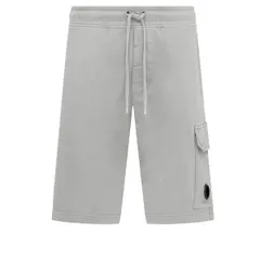 シーピーカンパニー メンズ ボトムス ハーフパンツ・ショーツ ショートパンツ フリース CP COMPANY Micro Lens Fleece Shorts Grey M94 グレーのサムネイル