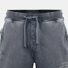 エバーラスト メンズ ボトムス カジュアルパンツ ショートパンツ フリース Everlast NYC Fleece Jogger Shorts Washed Grey グレーのサムネイル