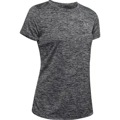 アンダーアーマー レディース トップス シャツ Under Armour Tech Twst Crew Ld00 Black Twist ブラックのサムネイル
