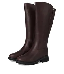 ロックポート レディース シューズ ブーツ・レインブーツ Rockport Ivette Wide Calf Dark Brown Leather ブラウンのサムネイル