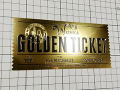 チャーリーとチョコレート工場 ゴールデンチケット レプリカ - メルカリ