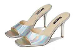 ナインウェスト レディース シューズ ヒール Nine West Disko Silver Iridescent Mirror Metallic シルバーのサムネイル