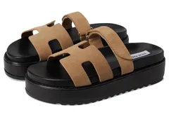 スティーブ マデン レディース シューズ サンダル Steve Madden Bigmayven Taupe Suede トープのサムネイル