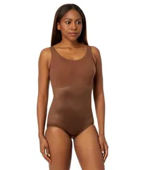 スパンク レディース トップス シャツ ボディースーツ Spanx ThinstinctsR 20 Tank Panty Bodysuit Chestnut Brown ブラウンのサムネイル