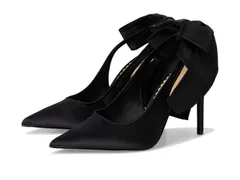 スティーブ マデン レディース シューズ ヒール Steve Madden Teacup Black Satin ブラックのサムネイル