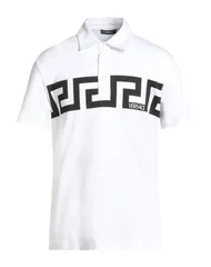 ヴェルサーチ メンズ トップス ポロシャツ VERSACE ポロシャツ White ホワイトのサムネイル