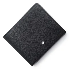 モンブラン MB126250 マイスターシュテュック 6cc ウォレット ソフトグレインカーフ ブラック 二つ折り財布 札入れ レザー シルバー金具 箱付 MONTBLANC（新品・未使用品）のサムネイル
