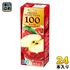 エルビー フルーツセレクション アップル100 200ml 紙パック 24本入 りんごジュース リンゴのサムネイル