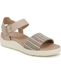 ドクター・ショール レディース シューズ サンダル Dr Scholls Womens Time Off Sky Sport Wedge Sandals Creamulti Fabric クリームのサムネイル