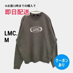 LMC. エルエムシー スウェット M ブラック コットン 無地 前面プリント 長袖 メンズ レディースのサムネイル