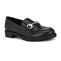 ナインウェスト レディース シューズ スリッポン・ローファー Nine West Newdale WomenslipOn Casualoafers Black ブラックのサムネイル