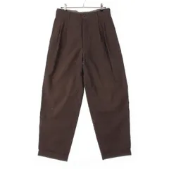 コムデギャルソンオム AD1993 ウール ストライプ 2タック スラックス パンツ ボトムス ブラウン S【中古】のサムネイル