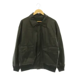 タケオキクチ TAKEO KIKUCHI tk. A-2 シンセティックレザー ブルゾン ジャケット ジップアップ M 黒 ブラック /HSのサムネイル