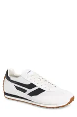 トム・フォード メンズ シューズ スニーカー TOM FORD Mick Mixed Media Sneaker 5W023 White Black Amber ホワイトのサムネイル