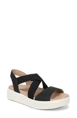 ドクター・ショール レディース シューズ サンダル プラットフォーム Dr Scholls Madicldease Slingback Platform Wedge Sandal Black ブラックのサムネイル
