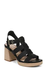 ドクター・ショール レディース シューズ ヒール プラットフォーム サンダル Dr Scholls Makayla Slingback Platform Sandal Black ブラックのサムネイル