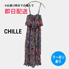 CHILLE チル つなぎ/オールインワン ブルー フルレングス レディースのサムネイル