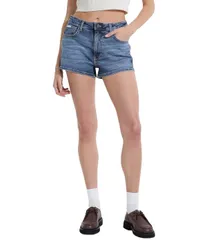 ゲス レディース ボトムス ハーフパンツ・ショーツ ヴィンテージ ハイウエスト ショートパンツ デニム Guess Vintage High Waist Denim Shorts Blue ブルーのサムネイル