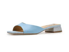 バッジェリーミシュカ レディース シューズ サンダル Badgley Mischka Oahu Aqua Leather アクアのサムネイル