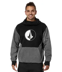 ボルコム メンズ アウター パーカー・スウェット Volcom Snow Hydro Riding Hoodie Black Print ブラックのサムネイル