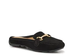 ハッシュパピー レディース シューズ サンダル Hush PuppiesOlleya Mule Black Suede ブラックのサムネイル