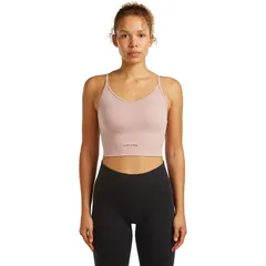 アイスブレーカー レディース トップス Tシャツ Icebreaker Merino Blend 260 Seamless Rib Strappy Tank Top Womens Pink Quartのサムネイル