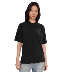 オールセインツ レディース トップス シャツ AllSaints Orlando Etta Tee Black 1 ブラックのサムネイル