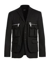 ディースクエアード メンズ アウター ジャケット・ブルゾン DSQUARED2 テーラードジャケット Black ブラックのサムネイル