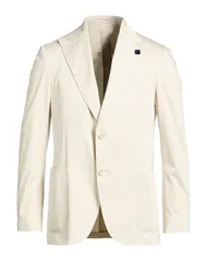 ラルディーニ メンズ アウター ジャケット・ブルゾン LARDINI テーラードジャケット Off White オフホワイトのサムネイル