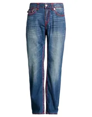 トゥルーレリジョン メンズ ボトムス デニムパンツ TRUE RELIGION ストレートレッグ Blue ブルーのサムネイル