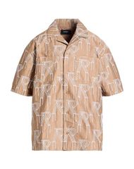 リプレゼント メンズ トップス シャツ REPRESENT 柄入りシャツ Taupe トープ