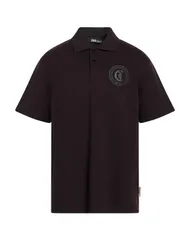 ジャストカバリ メンズ トップス ポロシャツ JUST CAVALLI ポロシャツ Black ブラックのサムネイル
