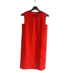 フォクシー FOXEY ワンピース ひざ丈 ノースリーブ ストレッチ 38