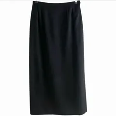 LEONARD レオナール  カシミヤ 100％ スカート  黒 ブラック レディース 73-97のサムネイル