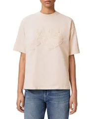 オールセインツ レディース トップス Tシャツ ALLSAINTS Insignia Etta Tee Crystal Pink ピンクのサムネイル
