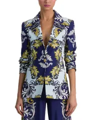 アリスアンドオリビア レディース アウター ジャケット・ブルゾン ブレザー Alice and Olivia Hope Clean Fitted Blazer Antique Scrollのサムネイル