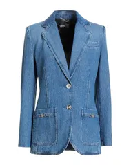 ヴェルサーチ レディース アウター ジャケット・ブルゾン VERSACE テーラードジャケット Blue ブルーのサムネイル