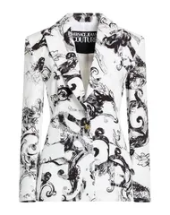 ヴェルサーチ レディース アウター ジャケット・ブルゾン VERSACE JEANS COUTURE テーラードジャケット White ホワイトのサムネイル