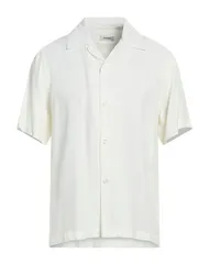 サンドロ メンズ トップス シャツ SANDRO 無地シャツ Off White オフホワイトのサムネイル
