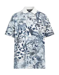 ジャストカバリ メンズ トップス ポロシャツ JUST CAVALLI ポロシャツ Blue Gray グレーのサムネイル