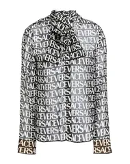 ヴェルサーチ レディース トップス シャツ VERSACE Black ブラックのサムネイル