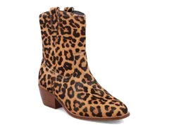 ミアリミテッドエディション レディース シューズ ブーツ・レインブーツ Mia LimiteditionLauryn Western Bootie BlackTan Leopard Print Calのサムネイル