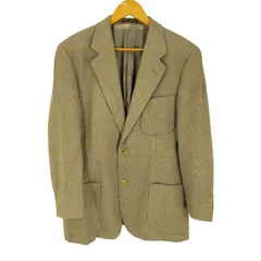 バーバリーロンドン BURBERRY LONDON ウールシルクリネン 2B シングルテーラードジャケット メンズ import：L のサムネイル
