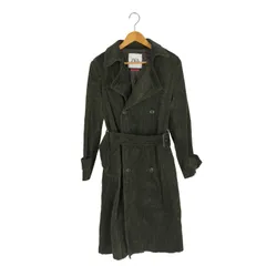 ザラ ZARA ベルテッド コーデュロイ トレンチコート レディース import：XS のサムネイル